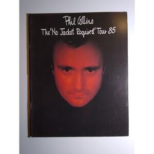 Phil Collins No Jacket Required Tour 85 Booklet Music Memorabilia Genesis